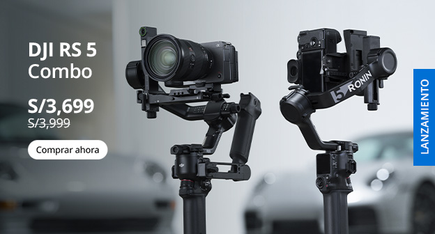 ¿Qué es el DJI RS 5 y para qué tipo de grabación está diseñado? 