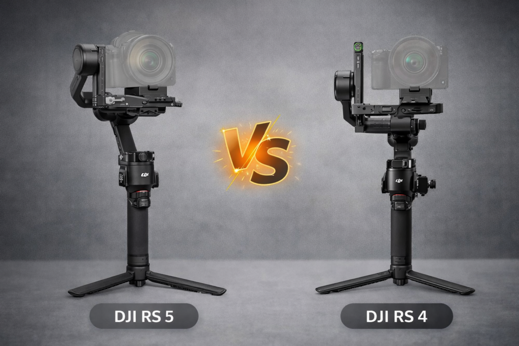 DJI RS 5 vs RS 4: diferencias y ventajas para elegir el mejor estabilizador 