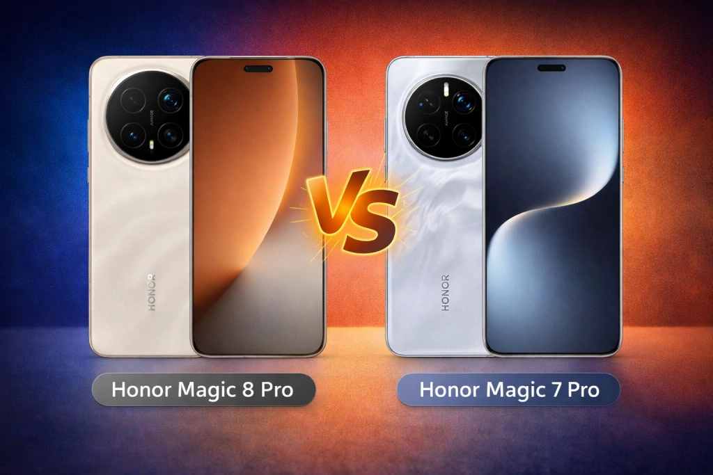 Honor Magic 8 Pro vs Honor Magic 7 Pro: comparativa y diferencias