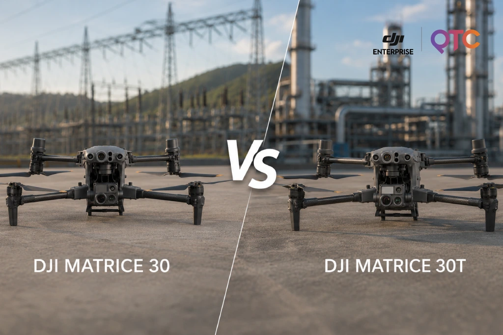 DJI Matrice 30 vs DJI Matrice 30T: diferencias, usos y cuál elegir