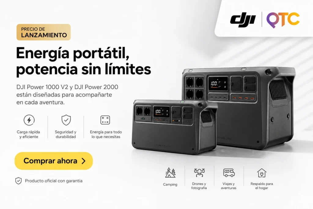 DJI Power Station con panel solar
