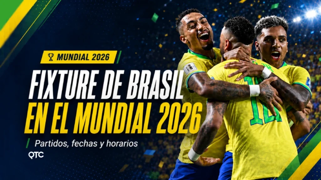 Fixture de Brasil en el Mundial 2026: partidos, fechas y horarios