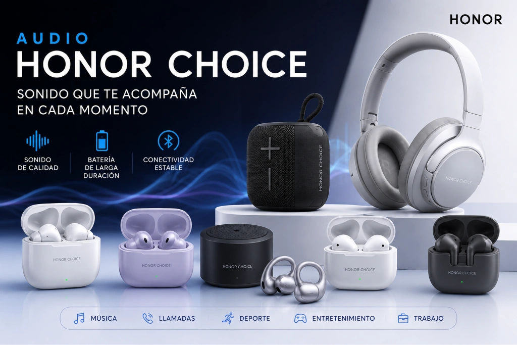 Top audio HONOR CHOICE: 7 mejores audífonos y speakers para cada tipo de usuario