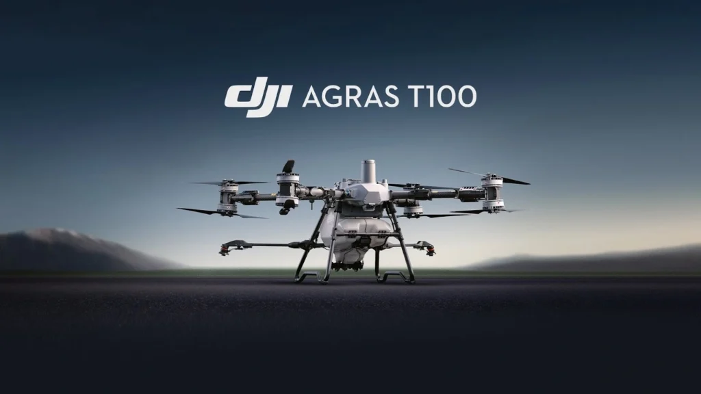 DJI Agras T100: máxima capacidad y rendimiento industrial 