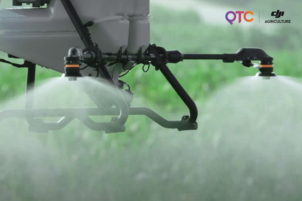 ¿Cómo funciona la tecnología de pulverización atomizada de drones DJI Agriculture?