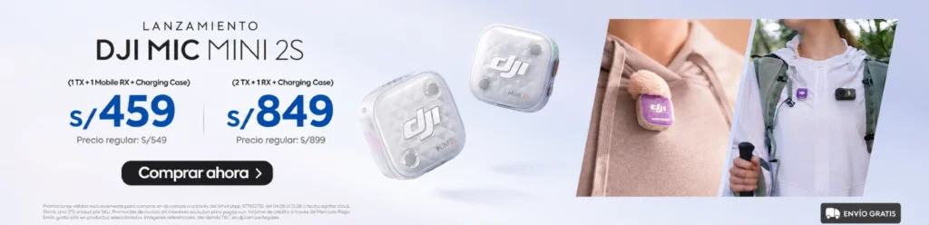 Microfono inalambrico dji mic mini 2S